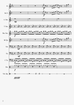 King Dedede's Theme Sheet Music Composed By Yoko Shimomura - Si Tu Vois Ma Mere Piano Sheet #1501639