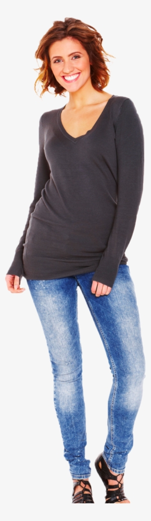 Photoshop - Woman In Jeans Png #1501791