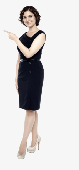 Free Png Women Pointing Left Png Images Transparent - Buisness Woman Free Stock #1501895