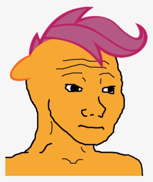 Face Hair Facial Expression Nose Yellow Smile Cheek - Mlp Scootaloo Cool #1501956