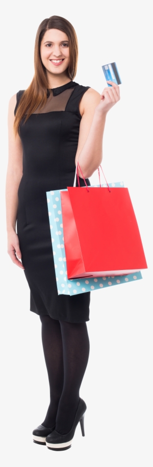 Women Shopping Download Free Png Image - Woman Shopping Bag Png #1502289