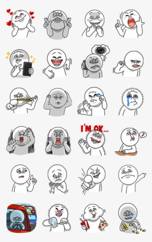 Previous - Sticker Moon Funny Face #1502290