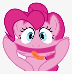 Chipmagnum, Funny Face, Pinkie Pie, Safe, Simple Background, - Derpy Hooves Funny Face #1502306