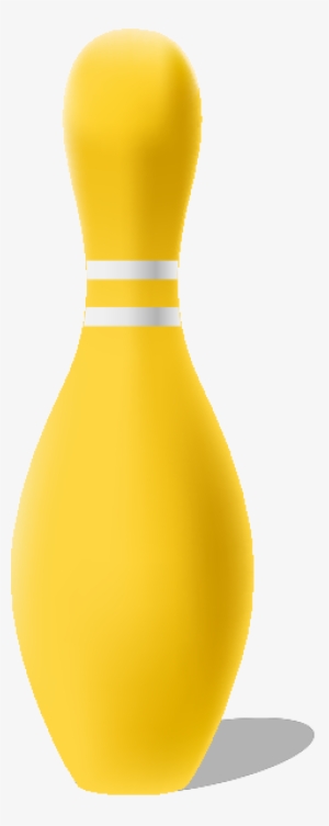 Bowling Pin Yellow - Yellow Bowling Pin #1503192