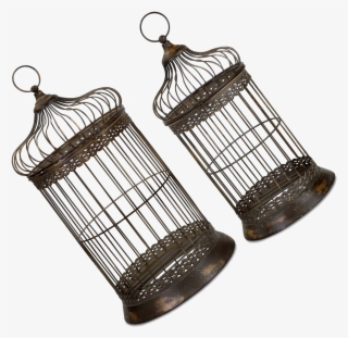 Bird Cage Png - Byzantine Dome Bird Cages - Set Of 2 #1503342