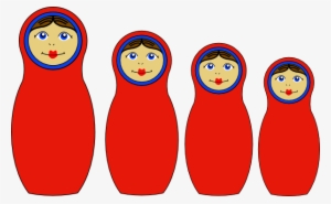 Free Vector Artefact Matroshka Clip Art - Doll Clip Art Png #1503364
