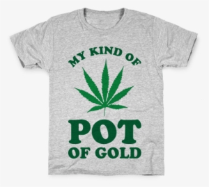 My Kind Of Pot Of Gold Kids T-shirt - Killer Weed Rectangle Magnet #1504009