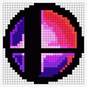Super Smash Bros Smash Ball Perler Bead Pattern / Bead - Minecraft Pixel Art Super Smash Bros #1504190