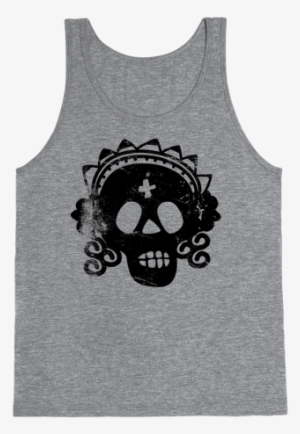 Sugar Skull Bride Tank Top - Chocolate Is My Bae #1504360