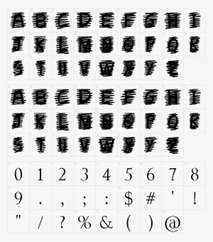 Cross Out Font - Tomodachi Life Font #1504634