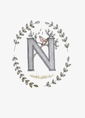 Alphabet Art Print Hand Painted Watercolour Design - Calligraphy #1504797