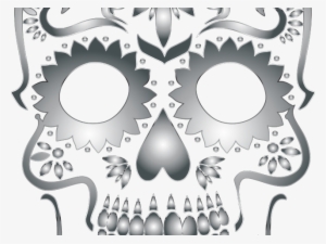 Sugar Skull Clipart Transparent Background - Sugar Skull Day Of The Dead Samsung Galaxy S7 Phone #1505023