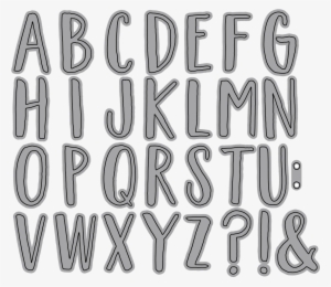 Blackboard Alphabet - Transparent Double Alphabet Png #1505226