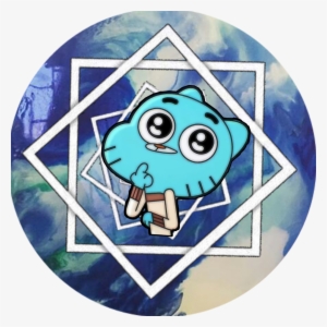 Gumball Overlays Sticker Edit Blue - Logo #1505314