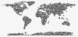 Medium Image - World Map Pixels Square #1505341