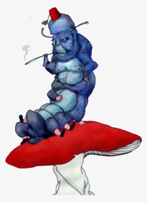 Blue Caterpillar Png Clip Royalty Free Download - Alice In Wonderland Caterpillar Transparent #1505558