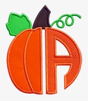 Pumpkin Alphabet Applique - Plastic #1505683