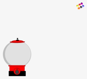 Gumball Clipart Cartoon - Empty Gumball Machine Png #1505747
