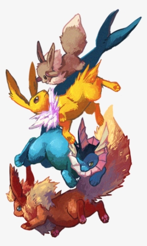 Eevee Family - Eevee Family Art #1505825