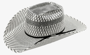 American Hat Co 6110 Fancy Weave And Vent Straw Hat - American Hat Co Hat Black #1506542