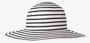 Baby Girl White Stripe Striped Straw Hat At Janieandjack - Fedora #1506861