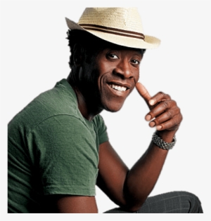 Don Cheadle Straw Hat Png - Don Cheadle Sexy #1506904