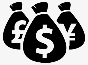 Dollars Comments - Bags Of Money Silhouette #1506928