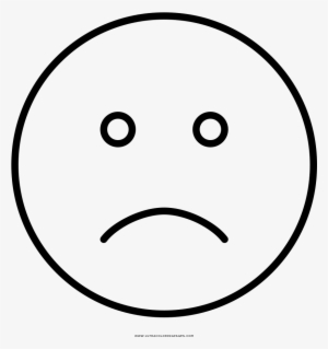 Frown Coloring Page - Custom Self-inking Monogram Stamp By Three Designing #1508060
