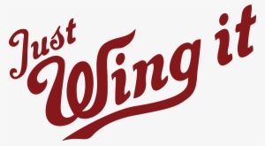 Just Wing It - Chicken Wing Logo Png #1508633
