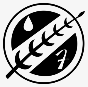 Bboba Fett Bllack And White With Alpha Transparency - Mandalorian Symbol #1509208
