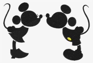 Mickey Minnie Silhouette Png #1509367