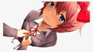 Sayori Ribbon Tying Scene Render By Erzajuliarinne-dc5usud - Sayori Render #1509840