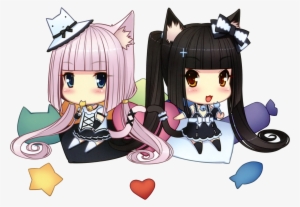 Sayori Chocolat Vanilla Animal Ears Nekomimi Transparent #1510151