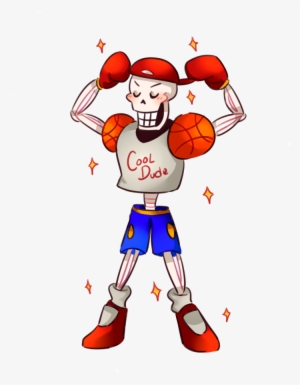 Undertale Transparent Cool Dude Papyrus - Papyrus Cool Dude Drawing #1510881
