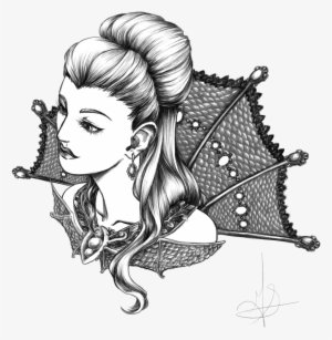 “ Shade With Just The Ballpoint Pen Brush I Said It - Watercolor Painting #1511001