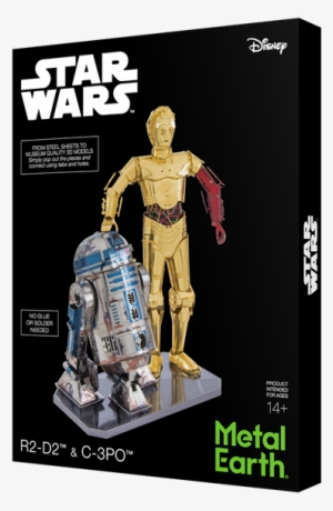 Metal Earth Girt Box Sets - C3po And R2d2 Metal Earth #1511338