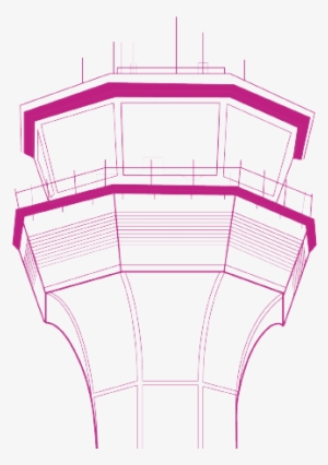 Croydon Airport, With Its Gleaming White Tower Bristling - Control Tower Png #1511916