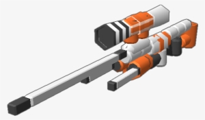 The Asiimov Awp Skin From Cs - Sniper Rifle #1512072