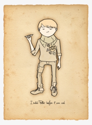 Harry Potter Hipster Rotae Draco Malfoy I Hated Potter - Hipster Harry Potter #1512976