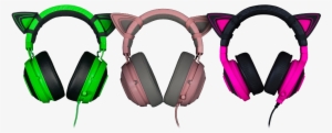 Headphone Clipart Colorful - Razer Kraken Cat Ears #1513309