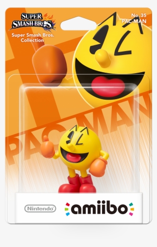 Pac Man Amiibo Pack Shot - Super Smash Bros Pac Man Amiibo #1513311