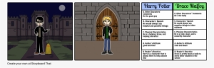 Harry Potter And Draco - Cartoon #1513603