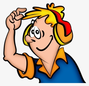 This Free Icons Png Design Of Boy With Headphone #1513668