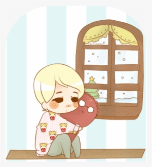 Waiting By Cremebunny On Deviantart - Draco Y Harry Chibi #1513700