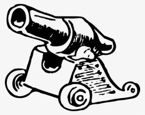 Banner Transparent Library Clipart Cannon Big Image - Cannon Clip Art #1514987