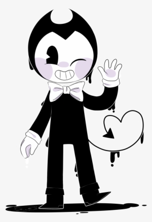 Banner Black And White Download Bendy And The Machine - Bendy And The Ink Machine Drawings Cute #1515447