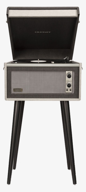 Cr6233a Bk A2 Bermuda Black Turntable Recordplayer #1515753