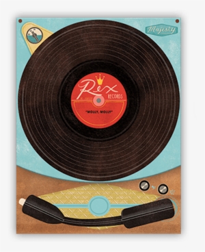 Record Player Pocket Note Pad - Molly & Rex: Pocket Note Pad - Vinyl #1515776