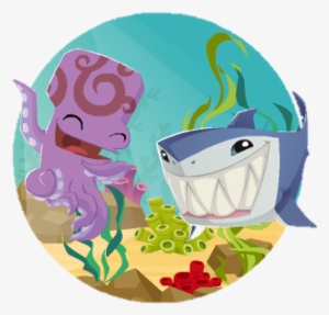 Shark And Octopus Jam Session Pet Dolphins Sandcastle - Animal Jam Annual 2018 64pp Special #1515925