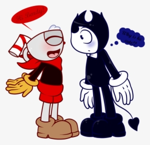 Clip Art Freeuse Library Read Desc Cute Stare Bendystraw - Bendy Adorable Y Cuphead #1515927